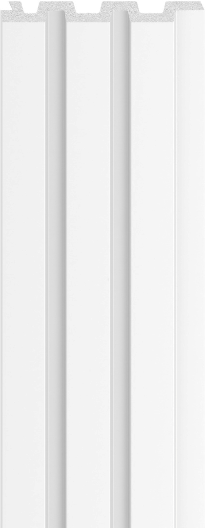 interiérový lamelový obklad LINERIO M LINE MONO White Stavebniraj.cz