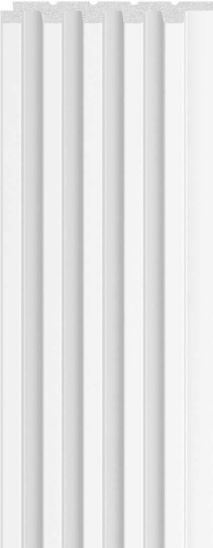 interiérový lamelový obklad LINERIO S LINE MONO White Stavebniraj.cz