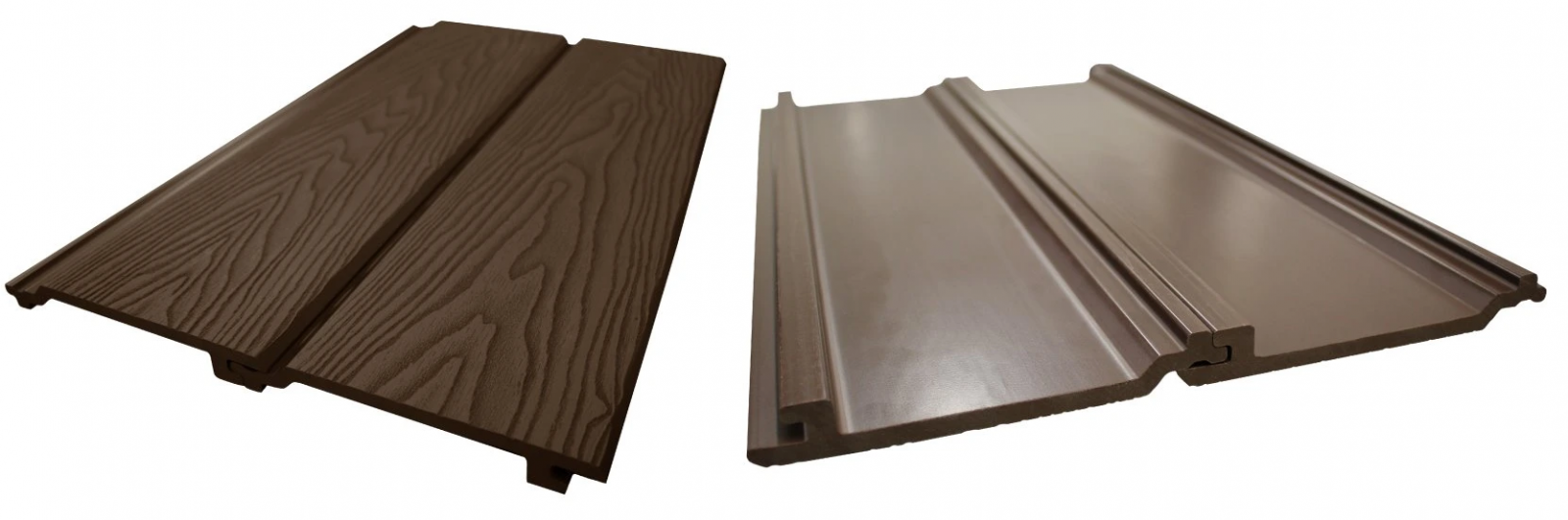 fasádni obklad WPC Tmavo hnědé dřevo Stavebniraj.cz