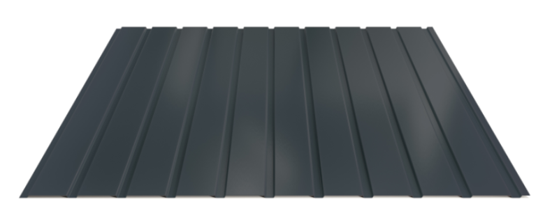 Trapézový plech Hornval E7 Elevace Super Plus 35 Polyester Gloss 0,55 mm RAL 7016