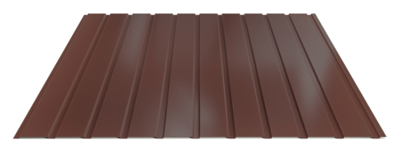 Trapézový plech Hornval E7 Elevace Super Plus 35 Polyester Gloss 0,55 mm RAL 8017