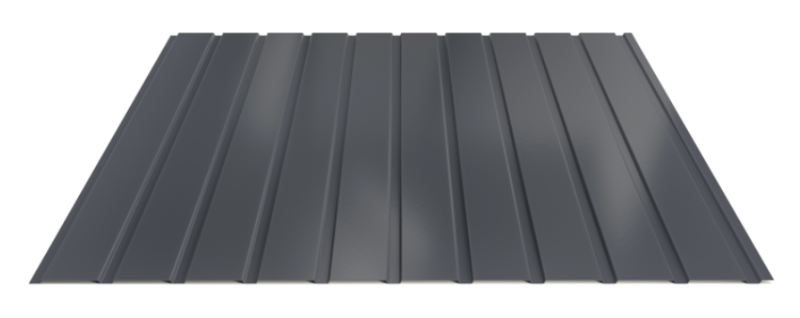 Trapézový plech Hornval E7 Elevace Polyester Gloss 0,7 mm RAL 7024