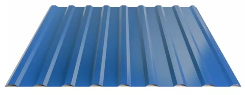 Trapézový plech Hornval T14 Super 25 Polyester Gloss 0,5 mm RAL 5010