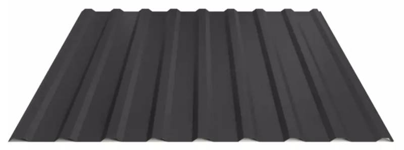 Trapézový plech Hornval T14 Super 25 Deep Matt 0,5 mm RAL 9005