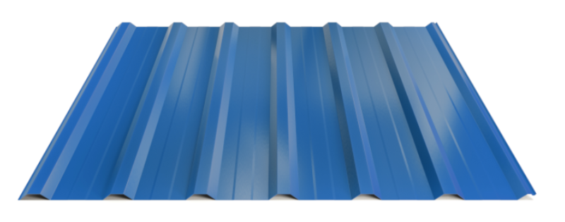 Trapézový plech Hornval T18 PLUS MAX Super 25 Polyester Gloss 0,5 mm RAL 5010