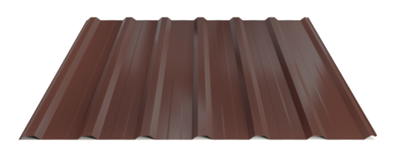 Trapézový plech Hornval T18 PLUS MAX Super 25 Polyester Gloss 0,5 mm RAL 8017