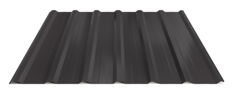 Trapézový plech Hornval T18 PLUS MAX Super Plus 35 Polyester Gloss 0,55 mm RAL 9005