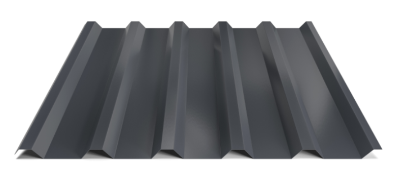 Trapézový plech Hornval T35 Super 25 Polyester Gloss 0,5 mm RAL 7024