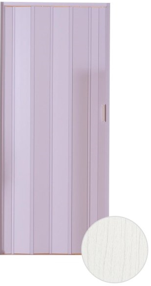 Kit LUCIANA 73x200 cm - bříza, plné Rozměr dveří Luciana: 150,5 - 166 cm: + 6 lamel + 1 vodící lišta