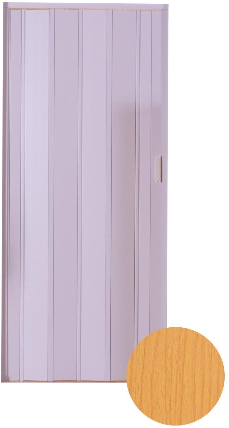 Kit LUCIANA 73x200 cm - buk, plné Rozměr dveří Luciana: 135 - 150,5 cm: + 5 lamel + 1 vodící lišta