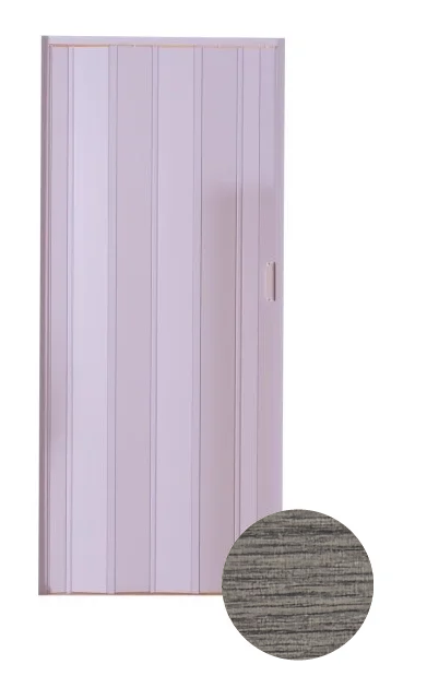 Kit LUCIANA 73x200 cm - moka, plné Rozměr dveří Luciana: 150,5 - 166 cm: + 6 lamel + 1 vodící lišta