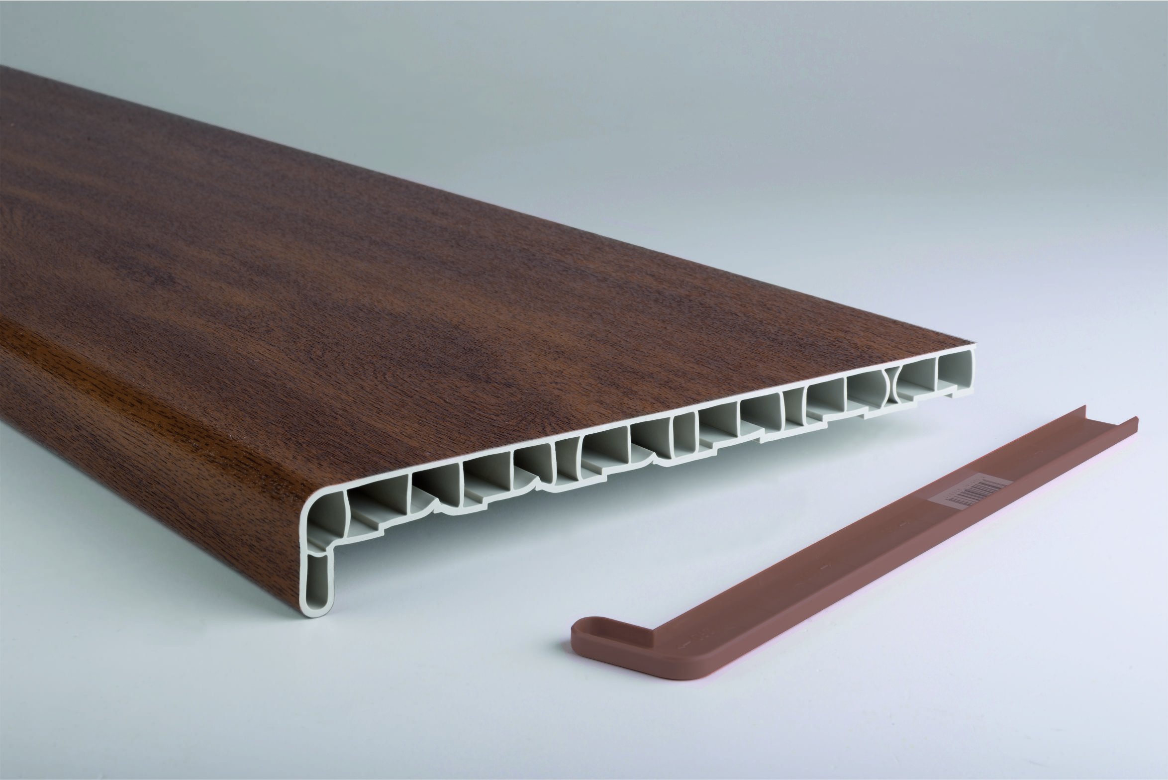 Parapet Greenline PVC - OŘECH Hloubka: 250 mm