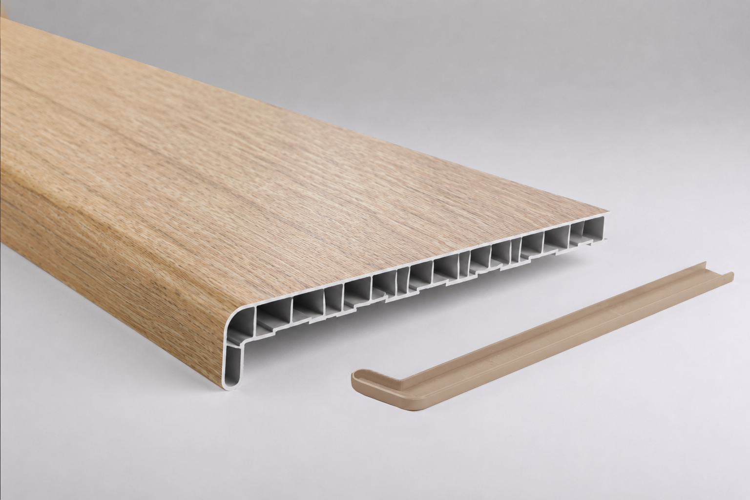 Parapet Greenline PVC - DUB SONOMA Hloubka: 250 mm