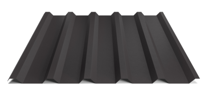 Trapézový plech Hornval T35 Super 25 Deep Matt 0,5mm RAL 9005