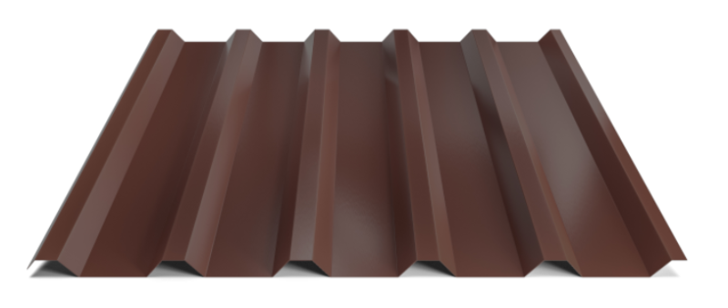 Trapézový plech Hornval T35 Super Plus 35 Polyester Gloss 0,55 mm RAL 8017