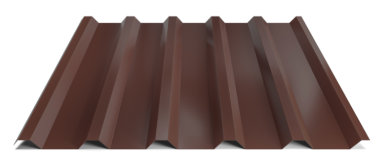 Trapézový plech Hornval T35 Polyester Gloss 0,7 mm RAL 8017