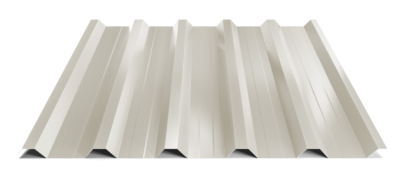 Trapézový plech Hornval T35 MAX s prolisem, Super 25 Polyester Gloss 0,5 mm RAL 9002