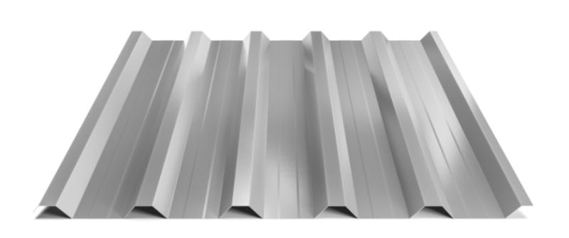 Trapézový plech Hornval T35 MAX s prolisem, Super 25 Polyester Gloss 0,5 mm RAL 9006