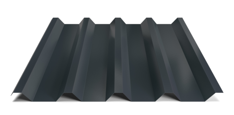 Trapézový plech Hornval T55 Super Plus 35 Polyester Gloss 0,55 mm RAL 7016