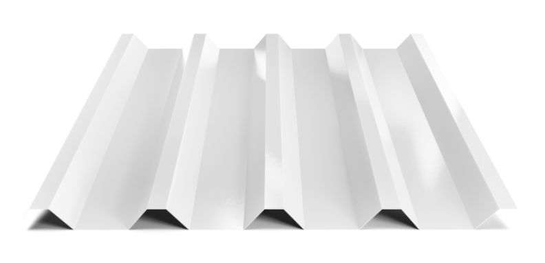 Trapézový plech Hornval T55 Polyester Gloss 0.7 mm RAL 9010