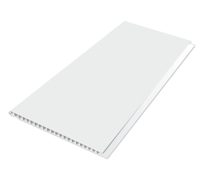 Plastový obklad 25 cm STAR Bílá matná