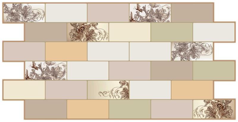 Dekorační interiérový ​​panel Art Nouveau