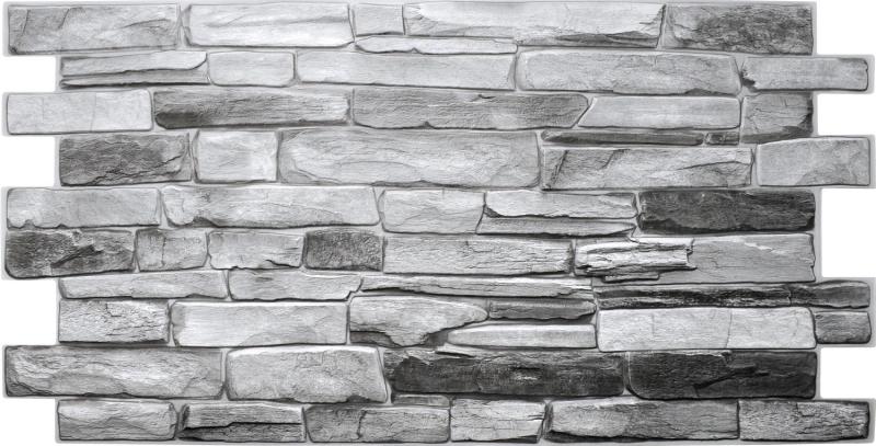 Dekorační interiérový ​​panel Silver Shale