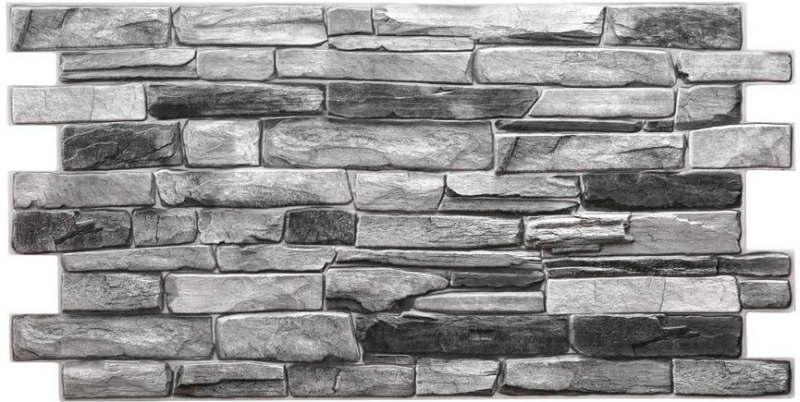 Dekorační interiérový panel Slate Dark Grey