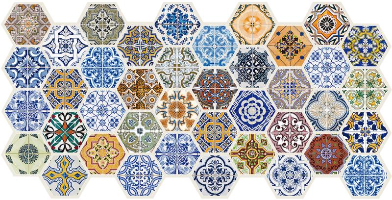 Dekorační interiérový ​​panel Patchwork