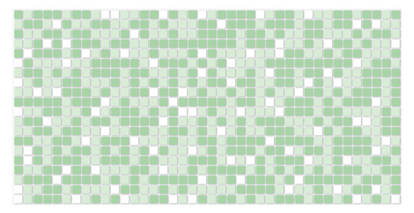 Dekorační interiérový ​​panel Mosaic Green