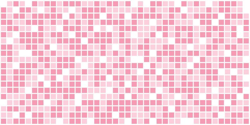 Dekorační interiérový ​​panel Mosaic Pink