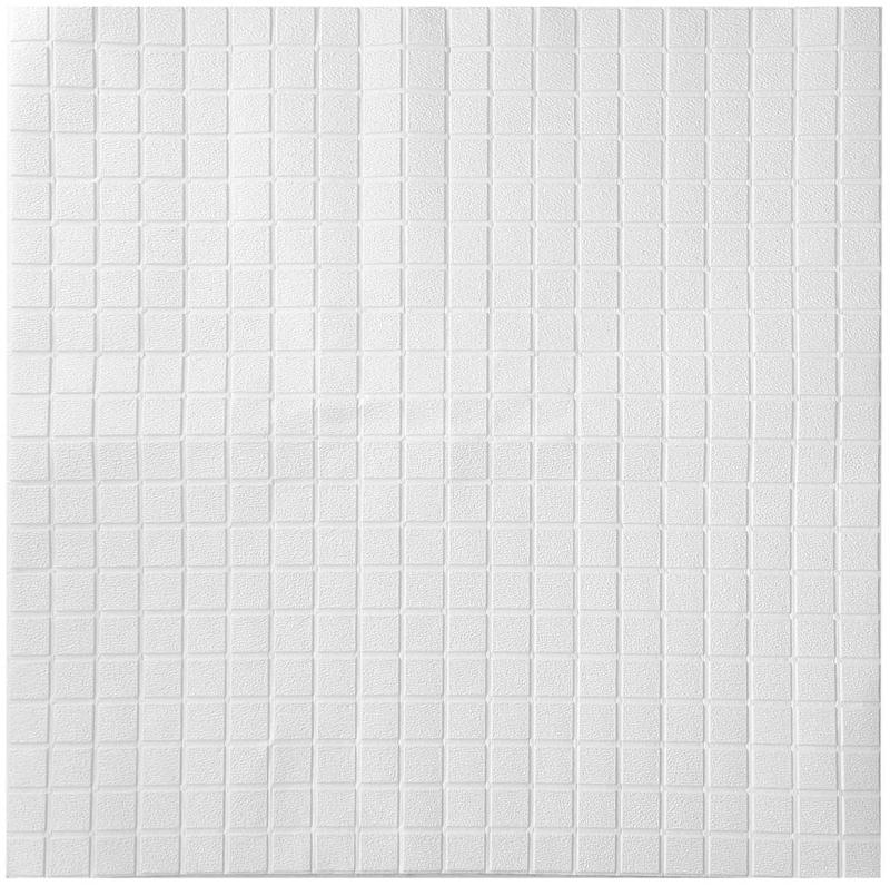 Dekorační 3D samolepící panel Mosaic White