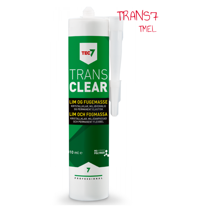 Transparentní univerzální lepidlo/tmel TRANS7