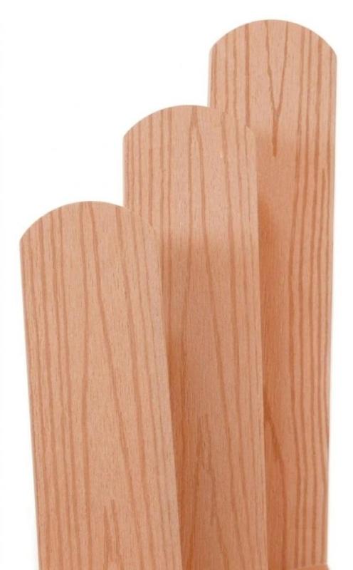 Plotovka WOODplus ukončení s obloučkem 16 x 70 mm Světlý Dub