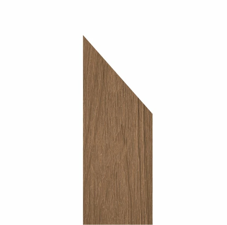 Plotovka WOODplus Ultra ukončení šikmé 80 x 15 mm Teak