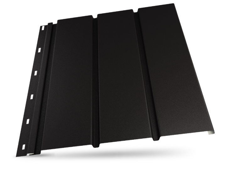 Fasádní ocelový panel E2 RAL 9005 MAT