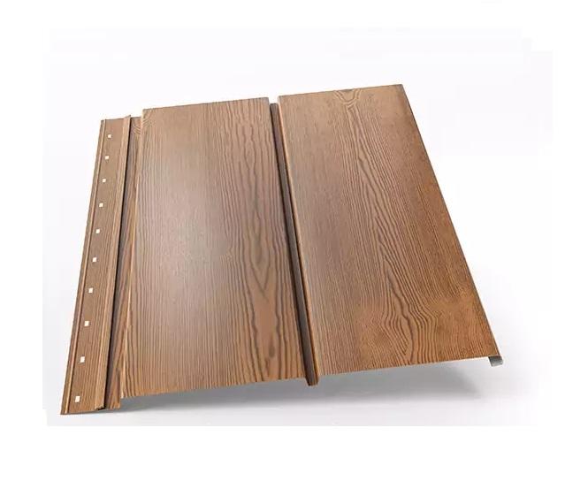Fasádní ocelový panel E4 Zlatý dub