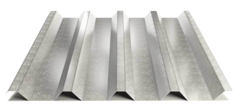 Trapézový plech Hornval T55 Aluzinek 0,5 mm