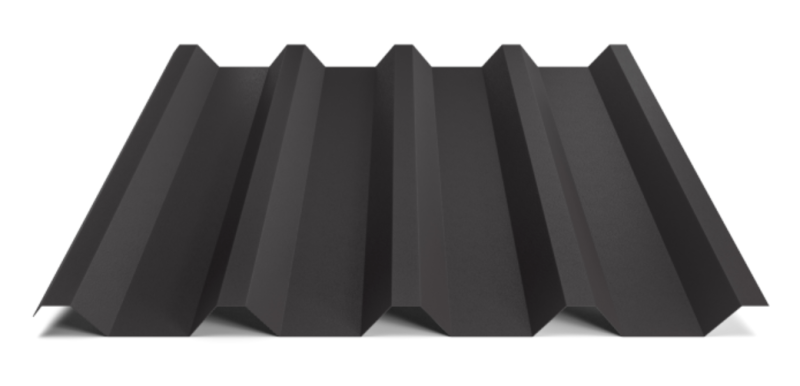 Trapézový plech Hornval T55 Super 25 Deep Matt 0,5mm RAL 9005