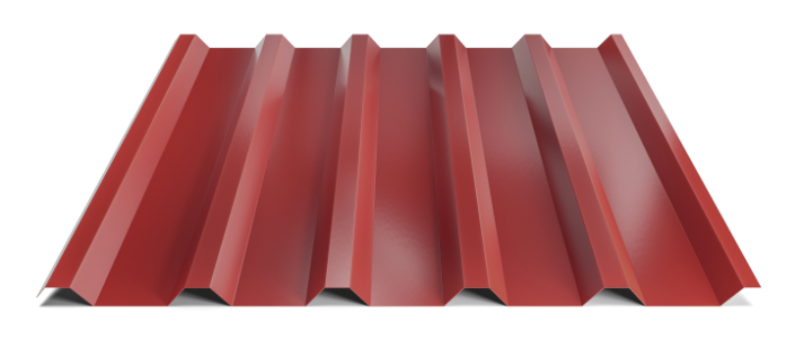 Trapézový plech Hornval T35 Polyester Gloss 0,7 mm RAL 3011