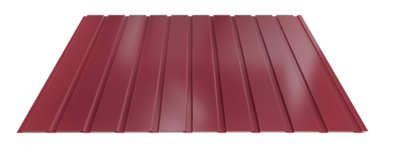 Trapézový plech Hornval E7 Elevace Super 25 Polyester Gloss 0,5 mm RAL 3005