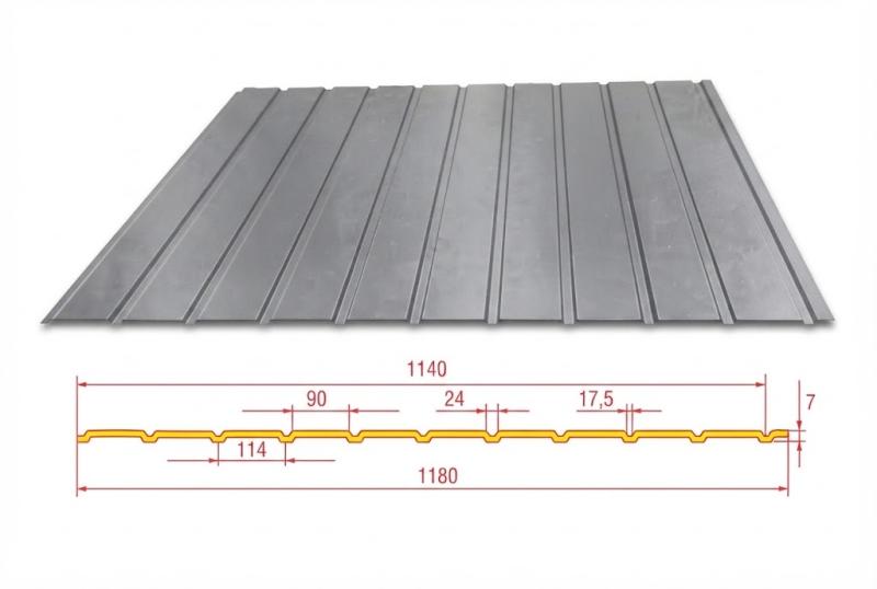 Trapézový plech Hornval E7 Elevace Super Plus 35 Deep Matt 0,55 mm