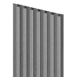 Lamelový stěnový panel Brushed Steel S