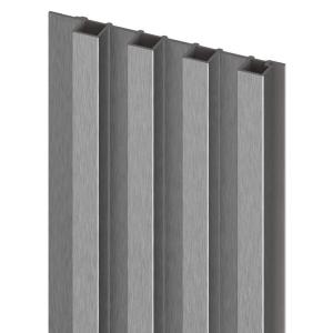 Lamelový stěnový panel Brushed Steel M