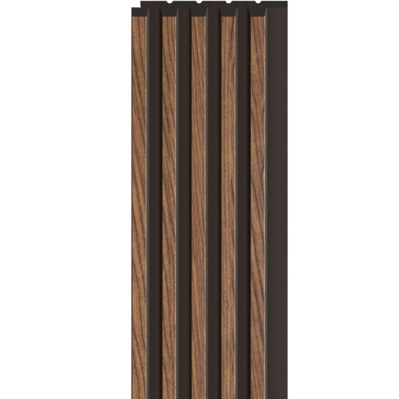 Lamelové akustické obkladové panely LINERIO WOOD S-LINE Mocca