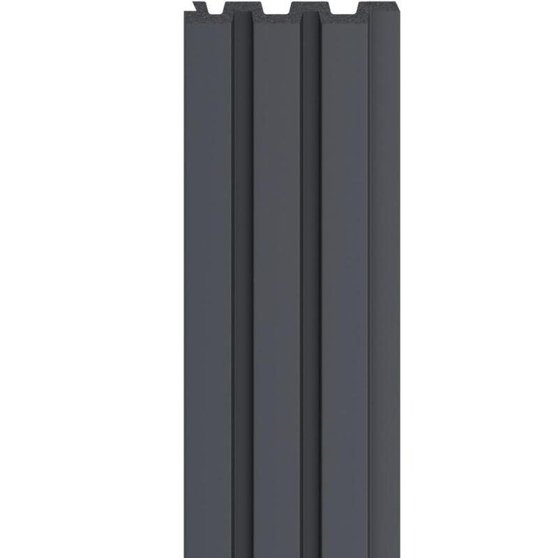 Lamelové akustické obkladové panely LINERIO MONO M-LINE Anthracite