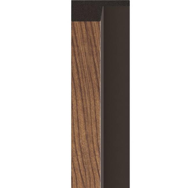 Levá lemovací lišta LINERIO WOOD L-LINE Mocca