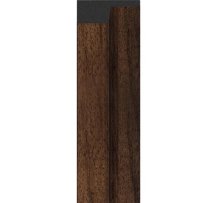 Levá lemovací lišta LINERIO WOOD L-LINE Chocolate