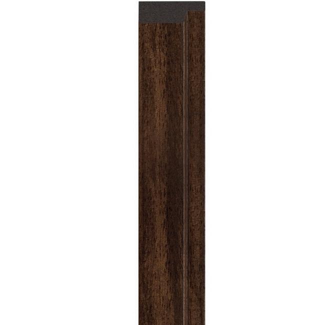 Levá lemovací lišta LINERIO WOOD M-LINE Chocolate
