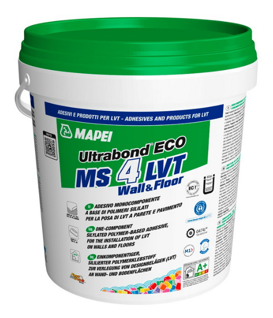 Lepidlo polymerní Ultrabond Eco MS 4 LVT Wall&Floor, 7 kg